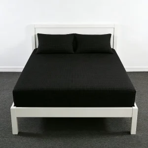 Grounding Bed Fitted Sheets 10% Pure Silver Fiber 90% Organic Cotton Deep Pocket Earth Grounded Bedding Sheets