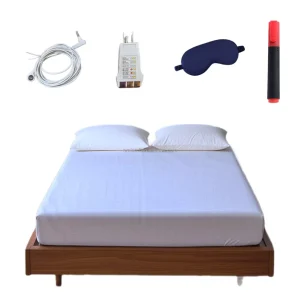 Grounding Bed Sheet with Soft Cotton Material and Silver Fibers USA Stock Free Shipping Available