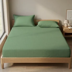 Grounding Bedding Solution 95% Organic Cotton 5% Silver Fiber Conductive Surface Design