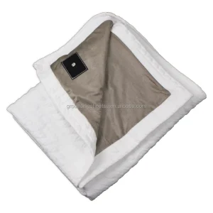 Grounding Blanket Made with Soft Cotton Fabric and 100% Silver Fiber Knit Layer