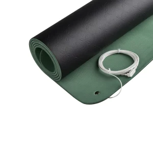 Grounding Carbon Yoga Mat Conductive Exercise Fitness Pad Earth Connected for Lower Inflammation Stress Reduction Safety