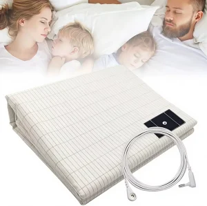 Grounding Fitted Sheet Earthing Mattress Cover Anti-Static Conductive Bed Sheet 60 * 265cm