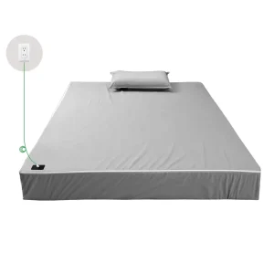 Grounding Fitted Sheet Zip Fit Zipper Closure Antibacterial Conductive Bedding for Home