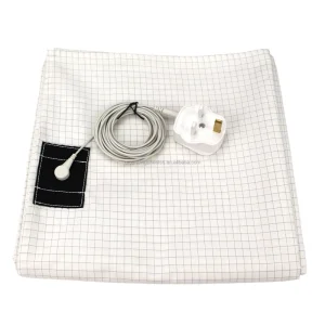 Grounding Fitted Sheet with 10% Silver Fiber Conductive Cotton Fabric for Comfortable Sleep