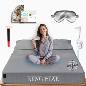 Grounding Sheet Queen Size with Pure Silver Conductive Fibers Soft Cotton Bedding Ships From USA Free Shipping