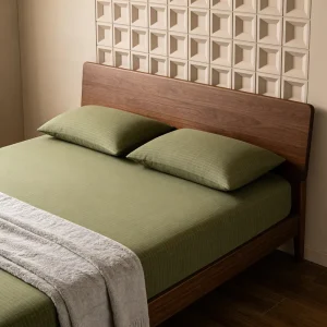 Grounding Sheets 20% Silver Fiber 80% Organic Cotton Grounded Sheet Earth Connected Bedding Fitted Sheets with Grounding Cord