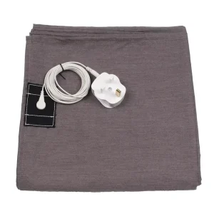 Grounding Sheets for 30% Stainless Steel Conductive Flat Sheet 400TC All Season Grade A for Hotel & Home Use Dark Grey