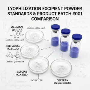 Guangdong Factory Supplies GHK Cu Blue Copper Lyophilized Powder Skincare Repair Ingredient High Purity