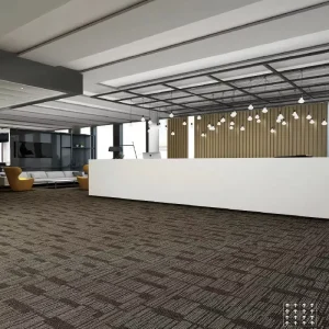 Guangdong Foshan Machine Made Carpet Tiles for Commercial Spaces Office and Hotels Thin 5mm 0.2in