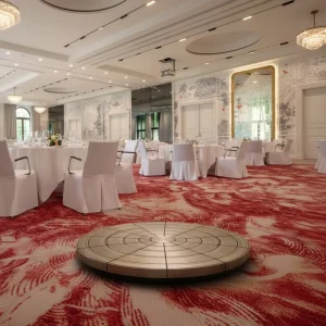 Guangzhou Carpet Manufacturer Wall to Wall Axminster Carpet for Beautiful Banquet Room Wedding Theater