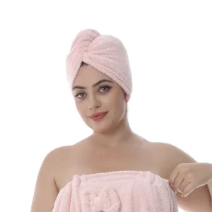 Guangzhou Dry Hair Cap Hair Drying Towel Wrap Microfiber Hair Towel for Women Customized Logo