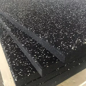 Gym Fitness Floor Puzzle Tile 15mm Thick Anti-Slip Waterproof EPDM Rubber Mat Full Star Design Composite Shock Absorbing Foam