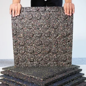 Gym Floor Rubber Mats Shock Absorbing Outdoor Kindergarten Use Noise Reducing Dumbbell Barbell Friendly Non Slip