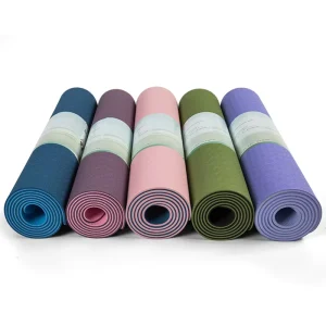 Gym Home Exercise Thick Anti Slip Double Color Home Exercise TPE Body Fitness Workout Rugs Pilates Yoga Mat