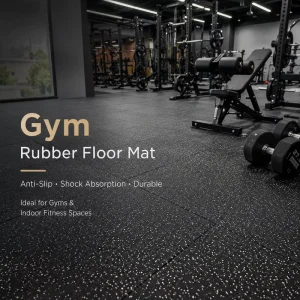 Gym Mat Flooring – Heavy Duty Rubber Mat for Gym High Quality Rubber Floor Mat Rubber Gym Flooring