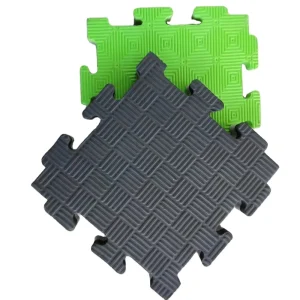 Gym Rubber Tile Interlocking Durable Anti Bacterial Eco Friendly Indoor Outdoor Floor Mat EVA Rubber for Fitness Exercise