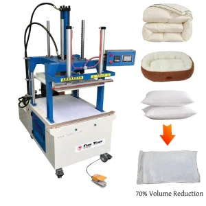 HFD 888 Automatic Hydraulic Compression Packer for Pillows Duvets Towels and Down Jackets