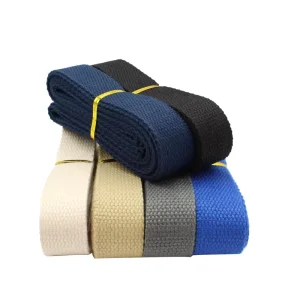 HONGYI Heavy Cotton Webbing 6 Kinds of Color Polyester Cotton Webbing Is Used for Carrying Purse Webbing Outdoor Crafts