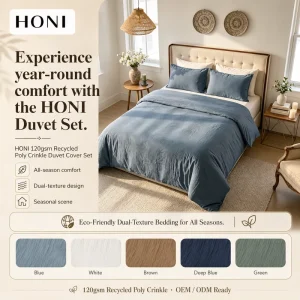 HONI 120 Gsm Queen Bed Luxury Style Fluffy Bedding and Duvet Cover Full Set for Home Textiles