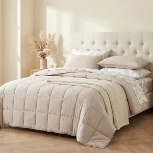 HONI Customized ODM Premium Simple Vintage Eco friendly GRS Hypoallergenic Bedding Coverlet Set OEKO TEX Certified Global Source