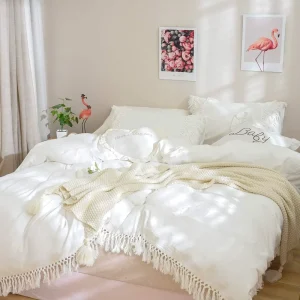 HONI Customized ODM Sell Breathable Home Cooling Eco friendly GRS Bedding Set OEKO-TEX Certified Global Source Duvet Cover Set