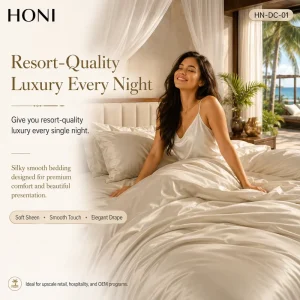 HONI Price Polyester Fabric 100TC Queen and King Classic Style Warm Bed Duvet Cover Set with Pillow Case