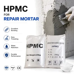 HPMC Cellulose Ether Supplier for Wall Putty Hydroxypropyl Methyl Cellulose Smooth Finish Construction Grade