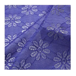 HUACE TEX M417 Multi Color Knitted Nylon Stretch Lace Fabric for Women’s Clothing Customized Designs