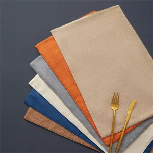 HY2 Custom Linen Woven Place Mats Dining Waterproof Table Place Mats Table Placemats