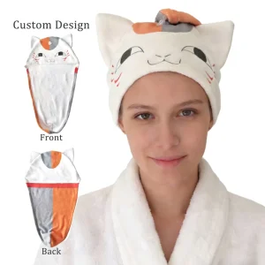 Hair Drying Towel Cap Bathroom Towels Face Towel Hotel Toiletries Towel Custom Anime Games Printing