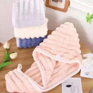 Hair Drying Towel Hat Direct Sales Quick Dry Hair Drying Bath Towel Super Absorbent Soft Woven Hat