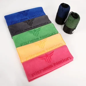 Hair Salon Solid Color Towels Customized logo Microfiber Gym Towel Multi purpose Towel Hiking Towel