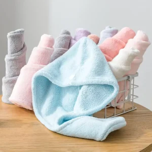 Hair Towel Microfiber Quick Magic Drying Wrap Turban Coral Fleece Bath Shower Head Towel