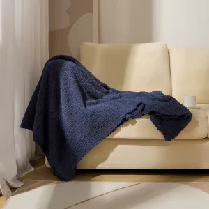 Half Flannel Knitted Thin Blanket All Seasons Sofa Cover Air Conditioning Throw Blanket Luxury Bedding