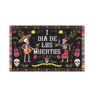 Halloween Garage Door Banner Tapestry Halloween Party Atmosphere Background Cloth Holiday Outdoor Wall Decor