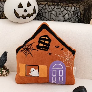Halloween Haunted Shaped Pillows Decorative Cushion Halloween Decoration for Sofa Living Room Bedroom Home