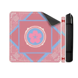 Halloween Mahjong Mat for Home Poker Use Waterproof Easy-Wipe Non-Slip Silent Natural Rubber Pad