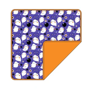 Halloween Themed Soft Edge Lightweight Cozy All Season Throw Blanket for Bedroom & Home Decor