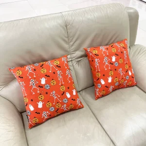 Halloween Throw Pillow Soft Comfort Customized Double Cotton Polyester Home Hotel Decorative Sofa Chair Pillow Cushions