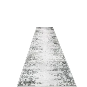 Hallway Runner Rug Washable Boho Abstract Pattern Non Slip Faux Cashmere Vintage Rug for Kitchen Entryway Laundry