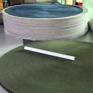 Hand Braided Woven Round Patio Garden Outdoor Carpets Rug Floor Mats