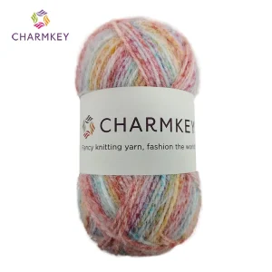 Hand Knitted Colorful Women’s Scarf Yarn Ball 50g DIY Knitting Doll Knitting Acrylic Nylon Wool Yarn for HandCraft