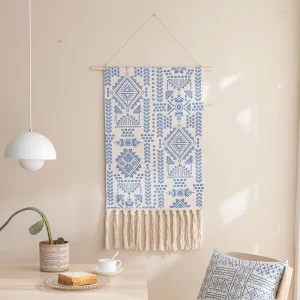 Hand Woven Colorful Farmhouse Wall Decoration Bohemian Tapestry