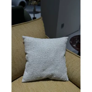Hand woven Suede Fabric Geometric Abstraction Embroidery Customizable Throw Pillow Soft Durable for Use on Sofas Beds in Hotels