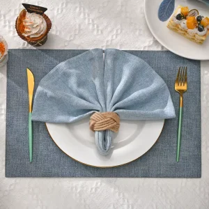 Handcrafted Napkin Holders Embroidered Simple Hemp Rope Woven Napkin Rings