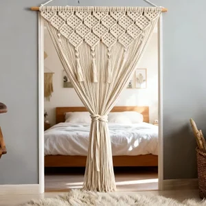 Handmade Bohemian Woven Cotton Curtain Home Partition Tapestry Background Wedding Banquet Eco Friendly High Quality