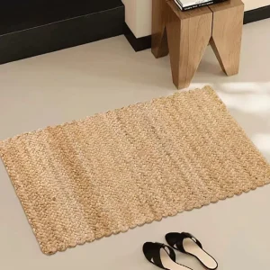 Handmade Braided Woven Jute Floor Mat Jute Door Mats