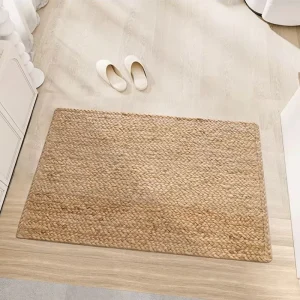 Handmade Braided Woven Jute Floor Mat Jute Door Mats Rugs