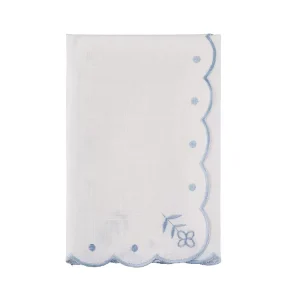 Handmade French Polyester Napkin Long Embroidered Cloth Reusable Dinner Accessory