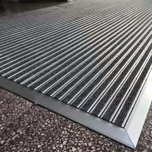 Handmade Heavy Duty Barrier Floor Matting Non Slip Aluminum Alloy Embedded Entry Outdoor Mats Factory Wholesaler